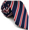 S&W SHLAX&WING Rayures Cravate Pour des hommes Bleu Rouge Costume d'affaires Rayures Cravate Costume d'affaires 147cm