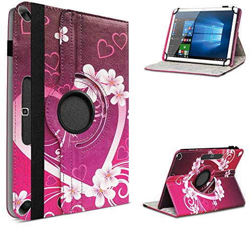 UC-Express Tablet Hülle kompatibel für Jay-tech G10.11 LTE / G10.10 Tasche Schutzhülle Cover Schutz Case 360 Drehbar Klapphülle, Farben:Motiv 8