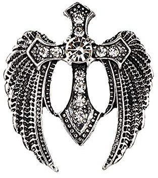 Anstecknadel Brosche Pins Kragenbrosche Abzeichen Broschen Corsage Brosche Silberbrosche Kreuz Brosche Schmuck Brosche Anstecknadel Vintage Brosche Silver
