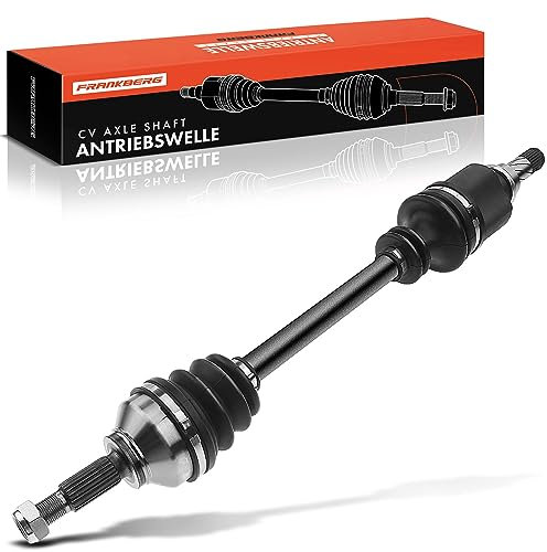 Frankberg Arbre de Transmission MT sans Anneau ABS Essieu Avant Gauche Compatible avec Logan LS S.a.n.d.e.r.o Clio III BR0/1 CR0/1 Modus/Grand Modus F/JP0 Remplacer# 6001551096