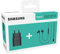 Samsung - Kit de peatones Tipo C AKG + Cabeza de Carga rápida, Negro, Auriculares intraaurales con Cable de 3,5 mm con Puntas de tamaño S, M y L, Base de alimentación rápida de 25 W con Adaptador USB