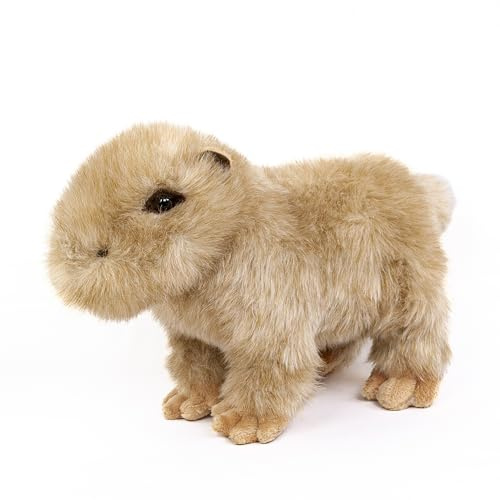 Kuscheltier Wasserschwein beige 30 cm Plüschcapybara Stofftier Plüschtier