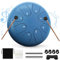 Steel Tongue Drum, 6 Zoll 8 Töne Zungentrommel Mit Trommelstöcken, Mit Tragetasche Und 4 Fingerauflagen, Handpan Geeignet Für Meditation, Yoga, Klangtherapie（Blau）