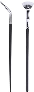 Folding Angle Scalloped Lash Brush(2 PCS)