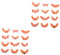 Alasum 24 STK Halloween-Zahnersatz Halloween zähne Halloween Scherzartikel Halloween Kostümzubehör Halloween-Spielzeug Halloween-Requisiten Halloween-Gebiss künstliche Zähne PVC