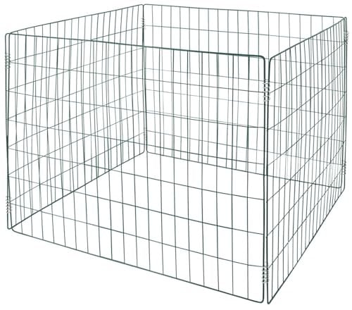 Komposter Metall Kompost Metallkomposter Kompostbehälter Kompostgitter 90 x 90 x 70 cm grün Garten Gitter Kompost Kompostierer V2Aox