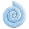 Bebeloo Bettschlange Bettkissen Seitenschläferkissen Nackenrolle Schlafkissen Kuschelschlange Stillkissen Zierkissen Zugluftstopper Body Pillow Minky Oeko-TEX (Hellblau, 400 cm)