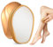 Crystal Haarentferner, Nano Epilierer für Damen Herren Wiederverwendbarer Magic Crystal Haarentferner Stein für Körper Beine Arme Rücken Peeling (Gold)