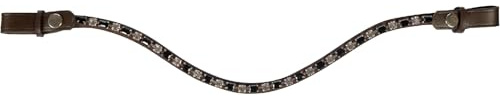 HKM Amazing Browband Brown/Black Pony