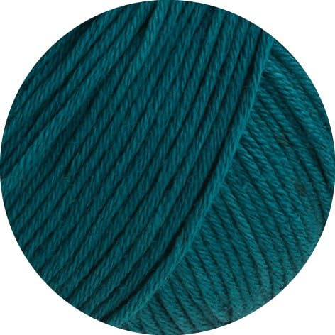 LANA GROSSA Landlust Baumwolle | Klassisches Bio-Baumwollgarn, Gots zertifiziert | Handstrickgarn aus 100% Baumwolle (Bio) | 50g Wolle zum Stricken & Häkeln | 115m Garn FB 39