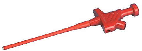 Hirschmann 4mm Abgreifklemme Rot, Stahl Spitze 3mm, 60V dc / 4A