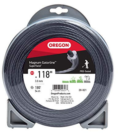 Oregon 20-021 Super-Twist Magnum Gatorline Rasentrimmerschnur, 0,3 kg (0,5 kg) Donut