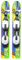 GPO Snowblade Racing Figl | Renn-Kurz-Ski inkl. GC-001-Bindung | 65 cm Länge | Big-Foot-Ski für Herren und Damen