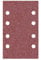 MioTools Fox Klett-Schleifblätter, 133 x 80 mm, 8-Loch, f. Schwingschleifer, Normalkorund (50 Stk.) K40