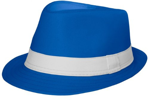Caspar HT002 Damen Baumwoll Trilby Hut, Farbe:blau
