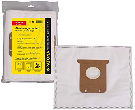 PATONA 10x Sacs pour Aspirateur Compatible avec Philips City Line Serie Specialist Impact