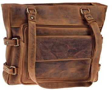 Greenburry Vintage Shopper Braun große Henkeltasche 38x8x32cm