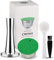 i Cafilas Réutilisable Rechargeable Capsule pour Dolce Gusto,Filtre Capsule Compatible Dolce Gusto, avec cuillère à café, brosse (tampon tamper+capsule)