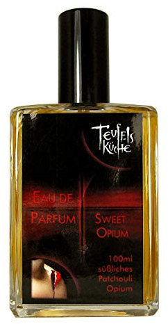 Original Teufelsküche Patchouli Sweet Opium – Vintage-Patchouli mit samtig-süßem Opium-Kick, Eau de Parfum Herren, Gothic Parfum, 100 ml Spray, Gotik Patchouly