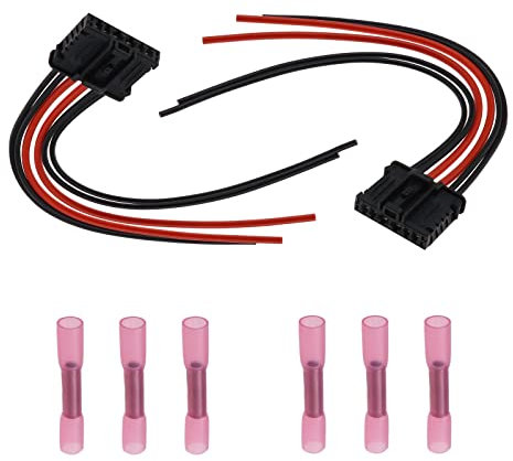 2 Stücke 6 pin 20 cm Rücklicht Kabelsatz Rücklicht Kabelbaum 1606248780 Ersatzteile kompatibel mit 206 207 307 308