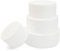 Bright Creations Round Foam Cake Dummy Set, 4 Tiers for Display, Arts and Crafts (White)