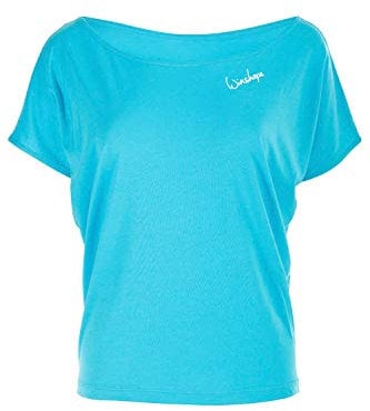 WINSHAPE Damen Ultra Leichtes Modal-kurzarmshirt Mct002 Kurzarmshirt, Sky-blue, XL EU