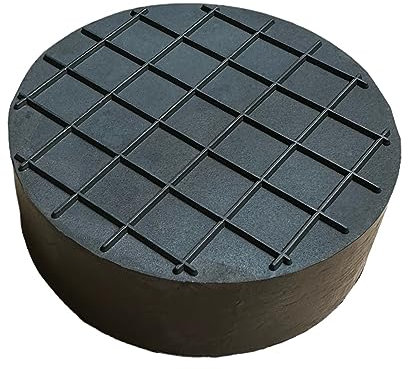 Gummiauflagen zum Reifenwechseln über 50 Varianten Rangierwagenheber Wagenheber Hebebühne Gummiklotz Auflage Unterstellbock Gummiblock Auto KFZ PKW Schutz Kratzer rund eckig (75x25 beidseitig Waffel)