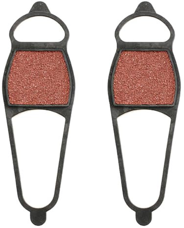 2 Paar Eisstollen Schneeschuh Schuhspikes Schuhkrallen Klampen Schnee Spikes Steigeisen Eiskrallen Anti Rutsch zum Joggen