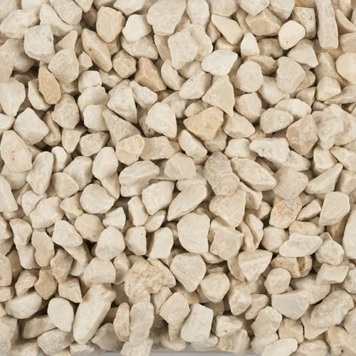 Fuchs seit 1895 Dekosteine Farbsteine Dekogranulat 5-8mm 1000g in versch. Farben, Farbe:Creme