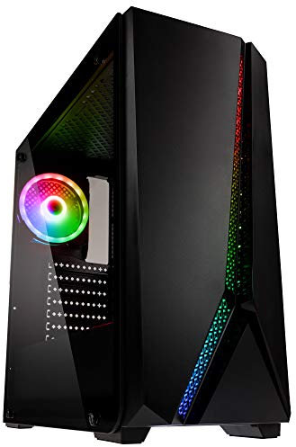 Boîtier Moyen Tour E-ATX Quantum RGB avec Panneau Vitré, Noir