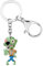 NEWEI Porte-clés en acrylique pour Halloween, motif tête de mort et zombie - Pour femme et enfant, vert