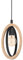 EGLO Pendelleuchte Basildon, 1 flammige Hängelampe Vintage, Industrial, Retro, Hängeleuchte aus Stahl und Holz in Schwarz, Natur, Esstischlampe, Wohnzimmerlampe hängend mit E27 Fassung