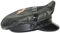 sn Muir Cap mit Kette, echtes Leder, Schwarz