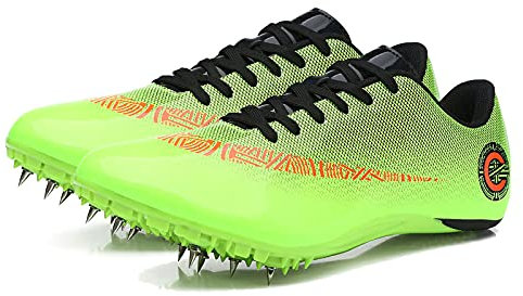 Zapatos con Clavos para Pista y Campo Zapatillas Deportivas para Correr Usar Deporte Corriendo Respirable Deportes Zapatos Botas de Spike Profesionales Hombre Adulto Training