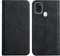 KOUYI Coque pour Samsung Galaxy A21S, Premium Flip Housse Étui Protection Rabat Clapet Portefeuille Phone Cover Magnétique [Porte Cartes] Antichoc Béquille Cover (Noir)