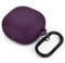 AIRSPO Silicone Case Compatible with Samsung Galaxy Buds 2 Pro/Galaxy Buds 2/ Galaxy Buds Pro/Galaxy Buds Live Case (Dark Purple)
