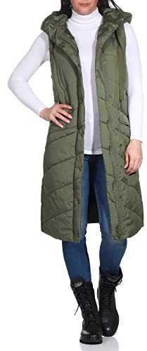 Hailys SL P VT CH44ARLOTTE Frauen Weste khaki Basics, Streetwear