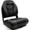 Luxus Low Back Bootssitz - Palmer - Dark Series/Steuerstuhl/Klappbarer Bootsstuhl