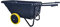 Kelberg 400L Schubkarre 2-Rad PU Lite Hof-Schubkarre Premium Stallkarre Futterkarre (Schwarz KTL)