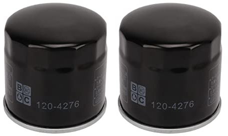 Aramox Lot de 2 Filtres à Huile Moteur Filtrant Les Impuretés Compatibles avec Les Moteurs Monocylindre V Twin OEM : 136-7848