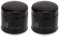 Aramox Lot de 2 Filtres à Huile Moteur Filtrant Les Impuretés Compatibles avec Les Moteurs Monocylindre V Twin OEM : 136-7848