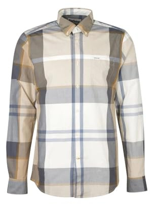 Barbour Herren Harris maßgeschneidertes Hemd, Beige, XXL
