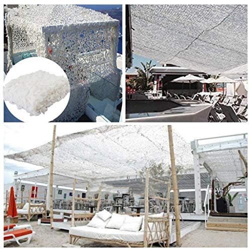 ANSNOW Armee-Tarnnetz, Camo-Sonnenschutznetz, Waldweißes Tarnnetz, 2 X 3 M, Für Camping, Versteck, Jagd, Schießen, Terrasse, Balkon, Garten, Sonnensegel, Sonnenschutz, Militärnetze, 4 M, 5 M, 6 M, 8 M
