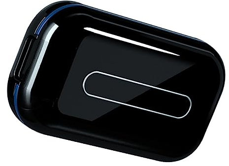 Fockety Cortador de Medicamentos, Cortador de Tabletas de Plástico, Diseño Sellado para Viajes (Negro)