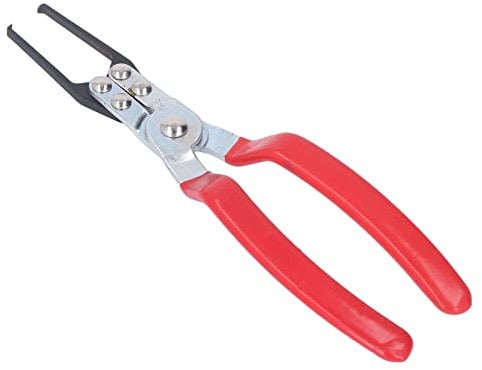 VOBOR Relay Puller Plier, Universal Fuse Puller Tool, 9-1/16 Long 3-3/4 Maximum Open 100mm, Metal Fuse Remover for Automotive Tools