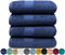 LEBENGOOD Toallas Lavabo, Toallas de Manos, Toallas baño, Toallas baño Grandes, Algodón Premium, 550gsm, 4 Piezas (50x90), Juego de Toallas, Suaves, Absorbentes y Resistentes.(4 50X90 Azulon)