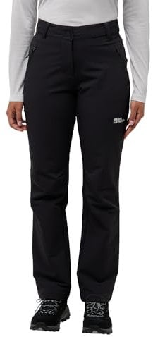 Jack Wolfskin Damen Activate Thermic Pants Wanderhose, Schwarz, 40 EU