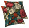 ggaimwf Vintage Florale Kissenbezüge Pfingstrosenblume Blüte Bunt Kissen Ästhetisch Kunst Leinen Quadratischer Kissenbezug für Heimdekoration Wohnzimmer Couch-Überwurf-Kissenbezüge 50x50cm 2er-Set