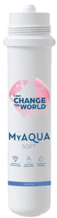 BWT Wasserfilter Filterkartusche MyAQUA Soft | Wasserfilter Trinkwasser | Filtert Chlor, Blei & Kupfer | Kalkfilter Wasserhahn AQA drink und MyAQUA Filterköpfe