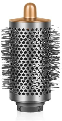 MOPEI Große Runde Volumenbürste Haartrockneraufsatz Kompatibel mit Dyson Airwrap Multi-Haarstyler, Ideal auch für längeres Haar (Kupfer)
